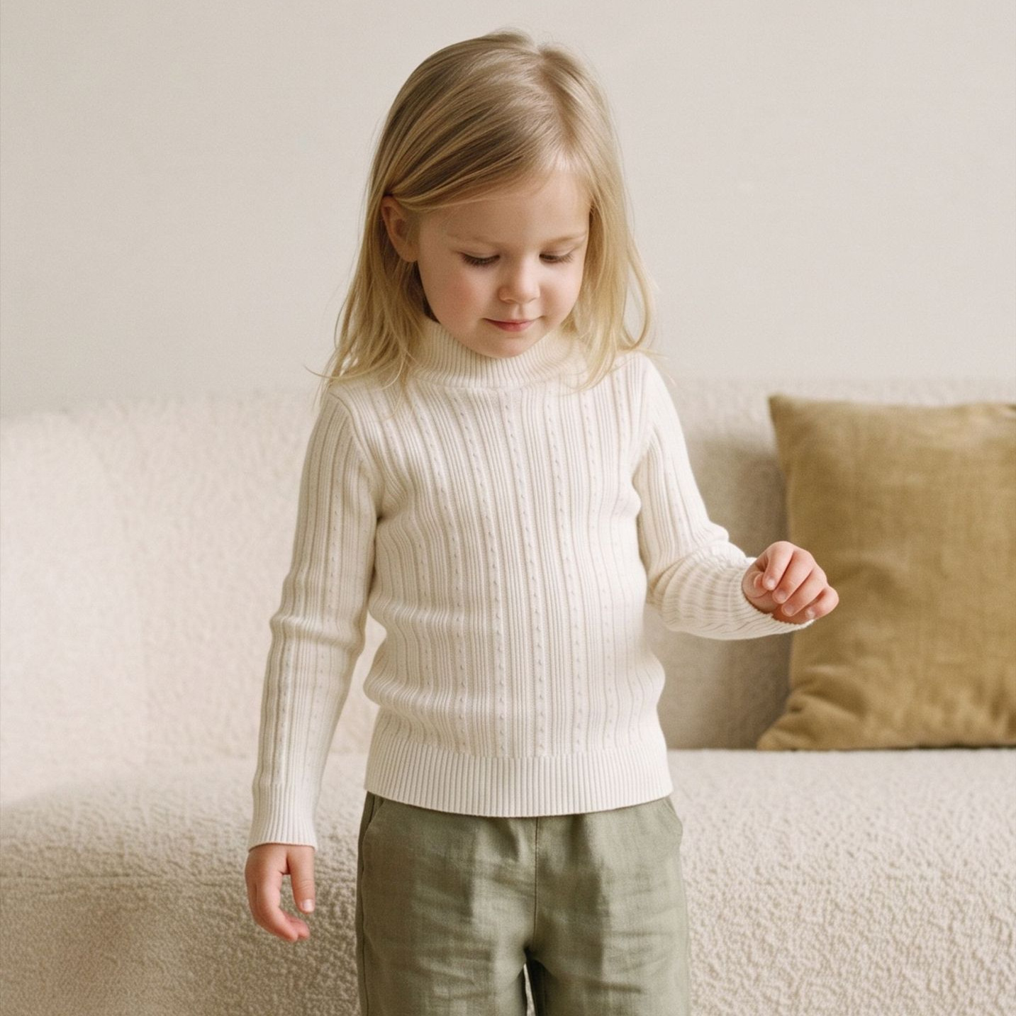 Boys Girls Long Sleeve Cotton  - đánh giá và giá Undershirt Crew Neck