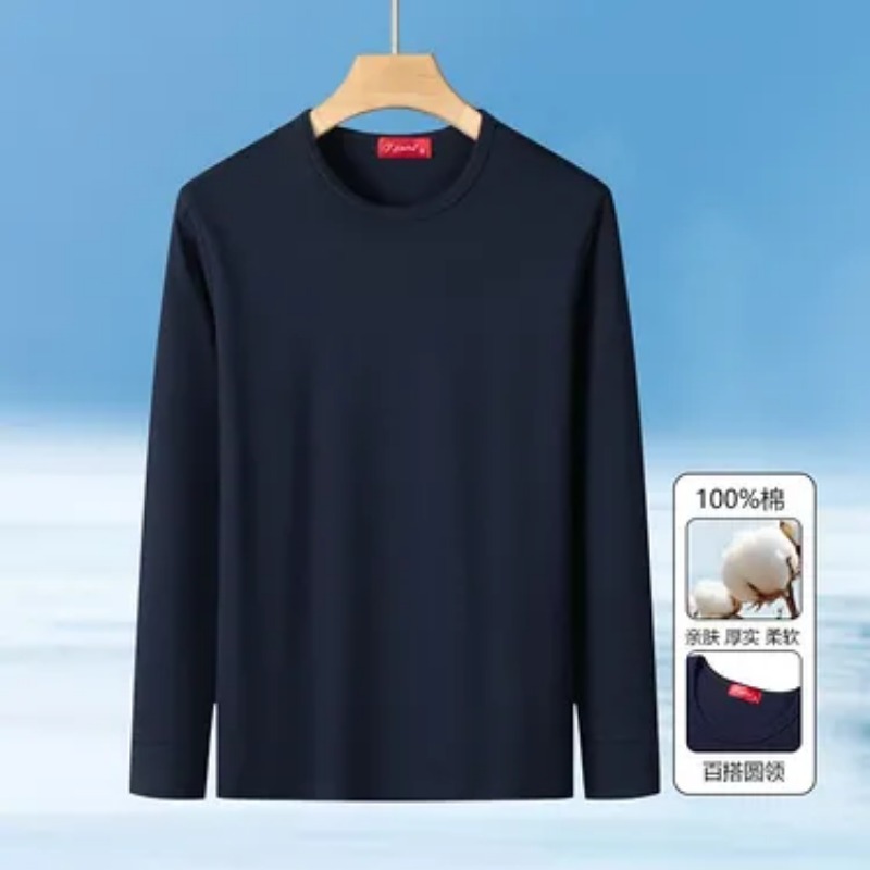 Men's Crew Neck Long Sleeve T  - đánh giá và giá Undershirt Crew Neck