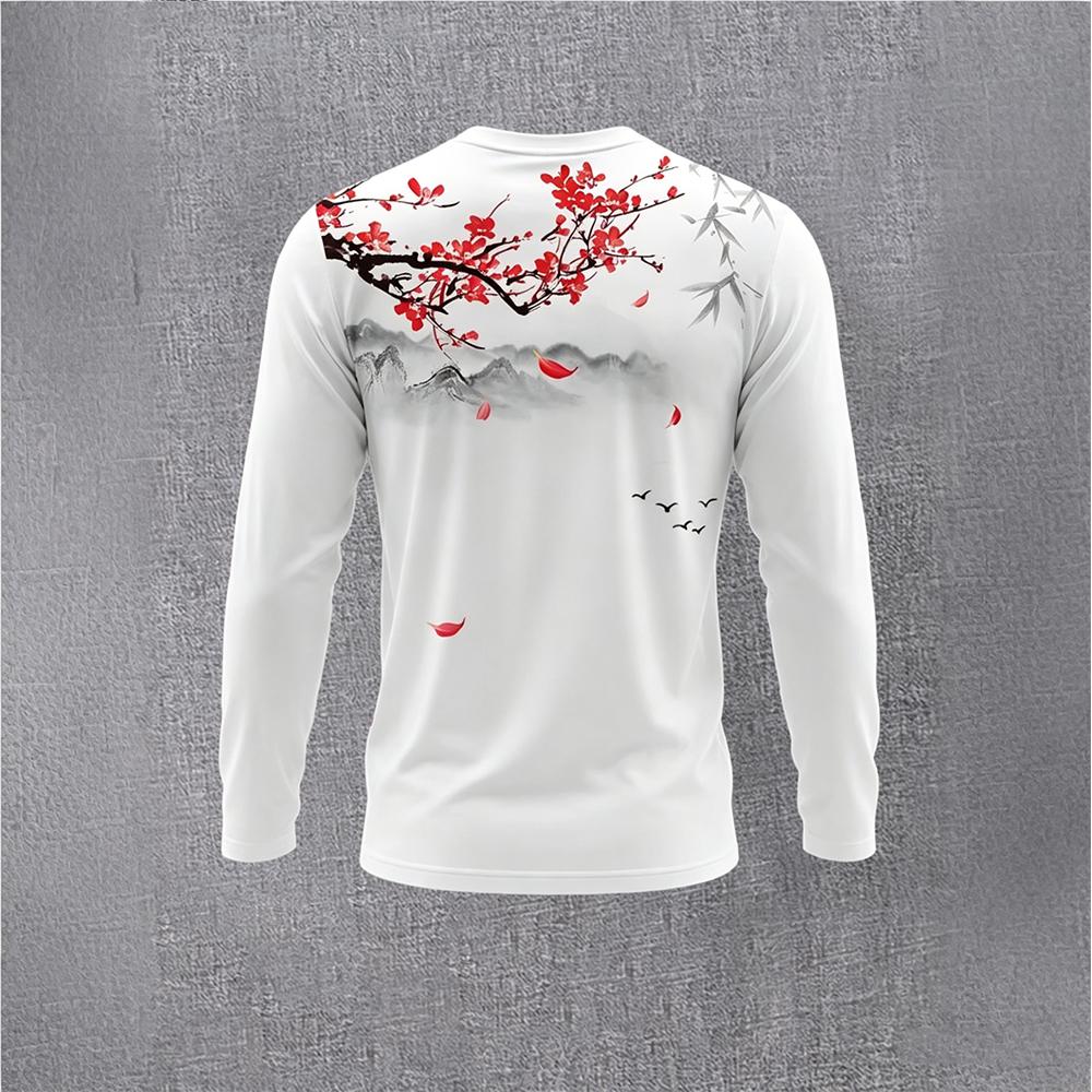 Chinese Style Ink Plum Blossom - đánh giá và giá Base Layer Top