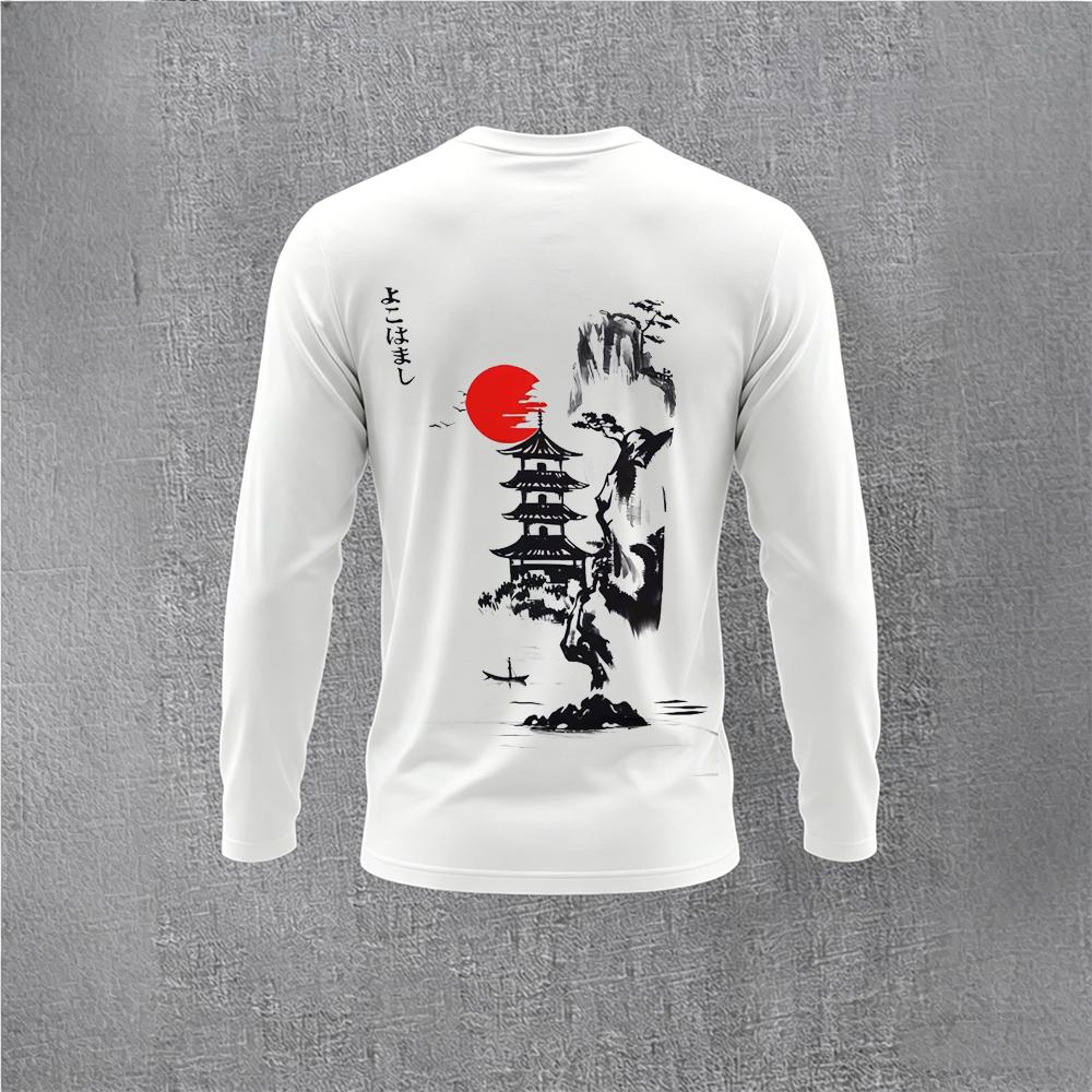 Chinese Style Ink Plum Blossom - đánh giá và giá Base Layer Top