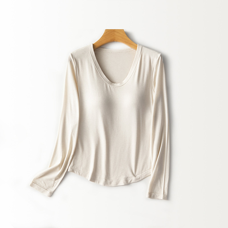 Women U‑Neck Long Sleeve Top B - đánh giá và giá Base Layer Top